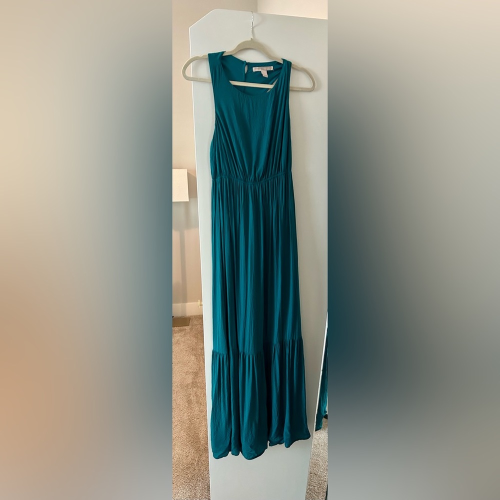 Forever 21 Emerald Maxi dress in true Size Small
